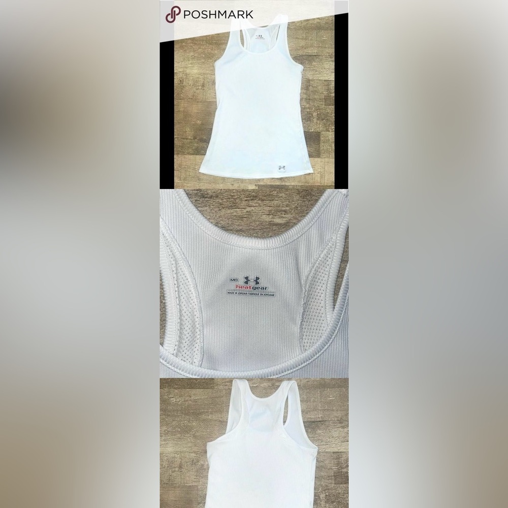Under Armour Womens HeatGear Sleeveless Gym Run Tank Top (bundle) - Picture 8 of 8